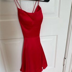Sherri Hill Red Homecoming Dress
